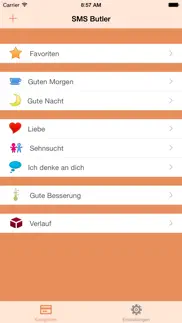 sms butler - die besten sms nachrichten iphone bildschirmfoto 1