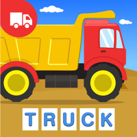 First Words Trucks and Things That Go - Educational Alphabet Shape Puzzle for Toddlers and Preschool Kids Learning ABCs Free