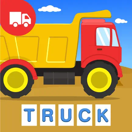 First Words Trucks and Things That Go - Educational Alphabet Shape Puzzle for Toddlers and Preschool Kids Learning ABCs Free Читы