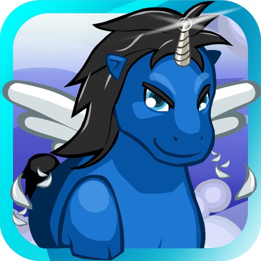 `Adventure of Flying Unicorn Jumping Birds - Free Icon