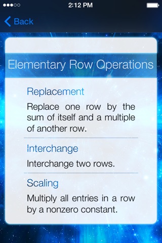 Linear Algebra X screenshot 3