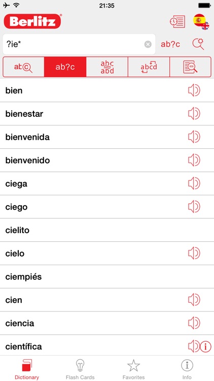 Spanish - English Berlitz Basic Talking Dictionary