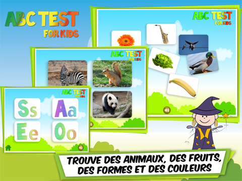 Screenshot #4 pour ABC Test for Kids: Apprendre l'Anglais: Trouver des animaux, lettres, chiffres, fruits, légumes, formes, couleurs et objets - Libre gratuite