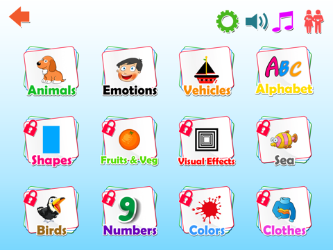 Baby University iPad screenshot