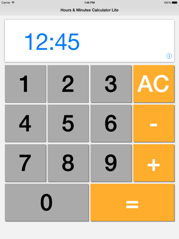 Screenshot #5 pour Heures Minutes Calculator Lite