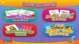 Game screenshot 4 Kids Games In 1 | Paint - Connect The Dots - Jigsaw Puzzle and Matching Game mod apk