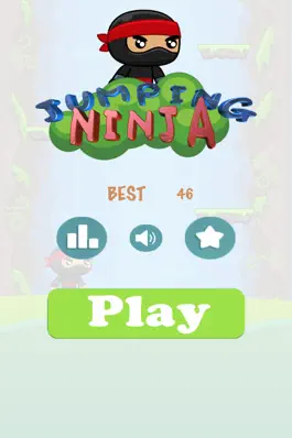 Game screenshot Jumping clumsy ninja -     find the sling path to escape from  the flood like rockets mod apk