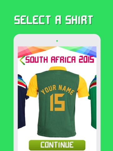 Screenshot #5 pour Cricket World Cup 2015 Jersey Maker