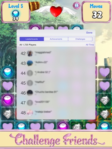 Valentine Crush - Match the Hearts iPad screenshot