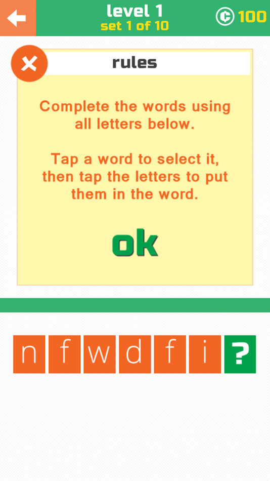 #5. 3 Letters: Guess the word! (iOS) 由: Second Gear Games
