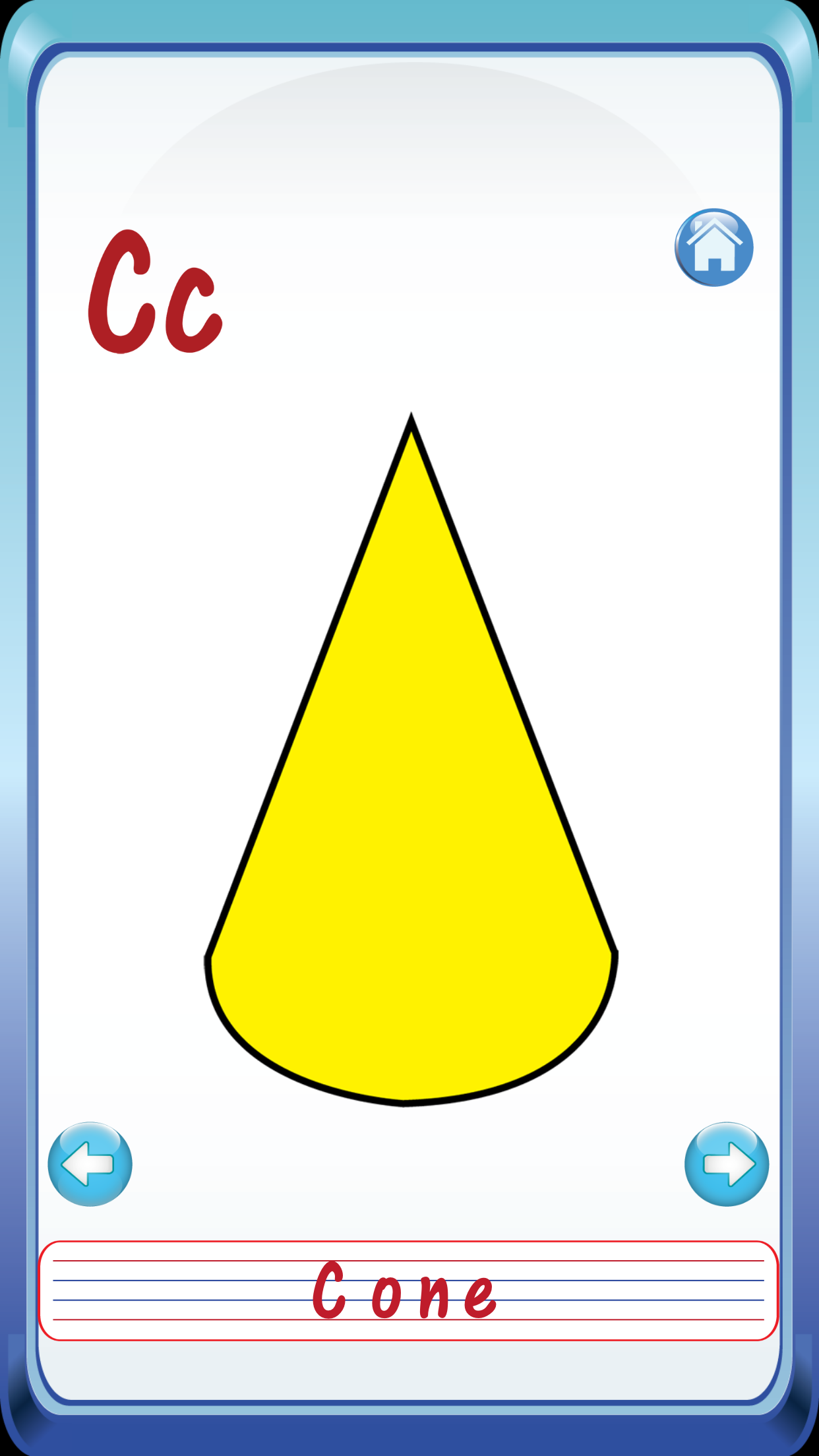 Kids First Math Geometric shapes flash cards screenshot 3