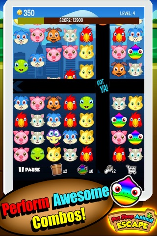 A Pet Shop Animal Escape Match 3 Tap Rescue Game screenshot 4