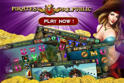 Pirates Republic - Slots | fun in pirate Island & tournaments with friends screenshot 2