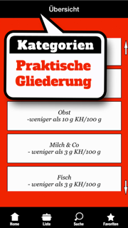 Low Carb Liste - Abnehmen ohne Kohlenhydrate und Diät screenshot 4
