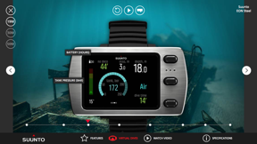 Suunto EON Steel screenshot