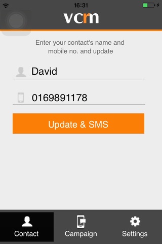 vCRM for iPhone screenshot 2