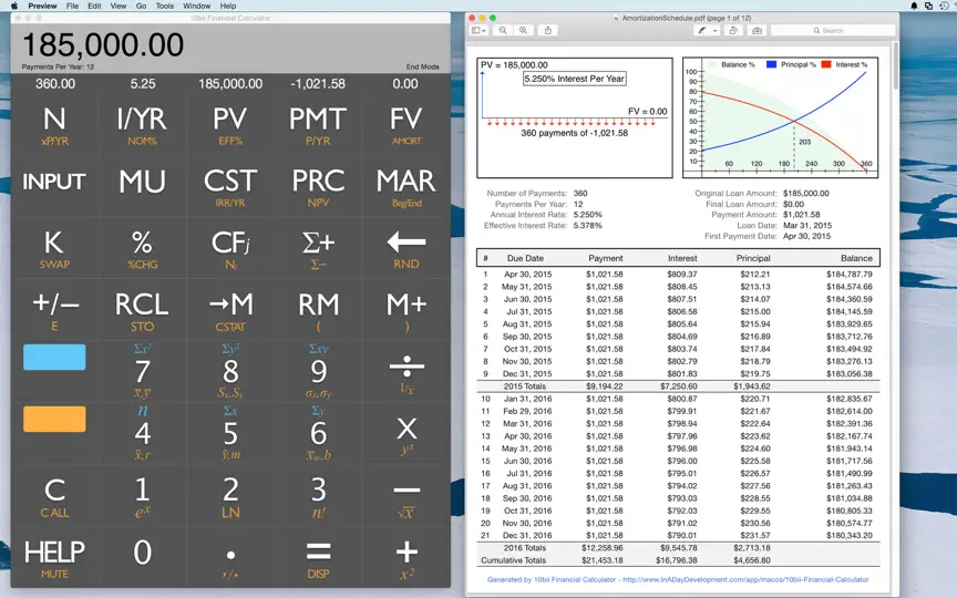 Скриншот 10bii Financial Calculator на iPhone 3