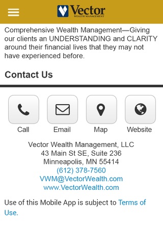 Vector Wealth Management screenshot 3