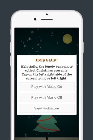 Homeless Penguin Christmas - Help Sally collect Xmas presents screenshot 2