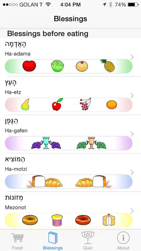 iBless Food App Store screenshot 1