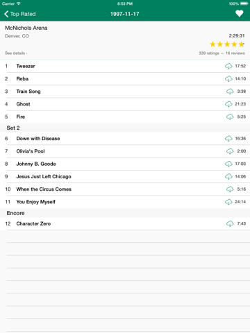 Screenshot #4 pour Phish On Demand - All Phish, all the time