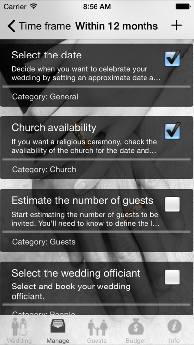 Wedding - Wedding Planner complete iPhone screenshot 5 - Lifestyle app