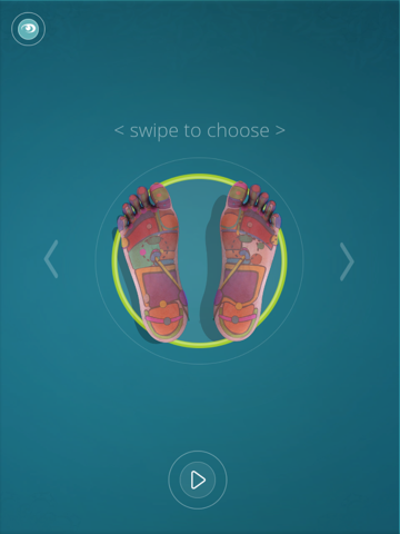 Reflexology Quiz - zones iPad screenshot 5 - Medical app