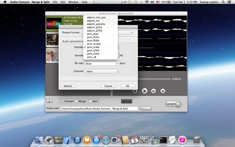 Screenshot #3 pour Audio Convert、Merge & Split