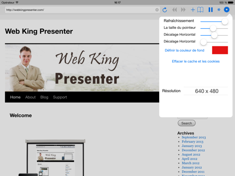 Screenshot #5 pour Web Roi Présentateur Gratuit