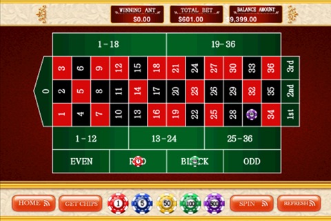 Vegas Roulette Free - Pro screenshot 4