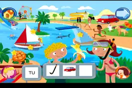 Game screenshot Jeux pour lire avec Sami et Julie Lite, pour iPad apk