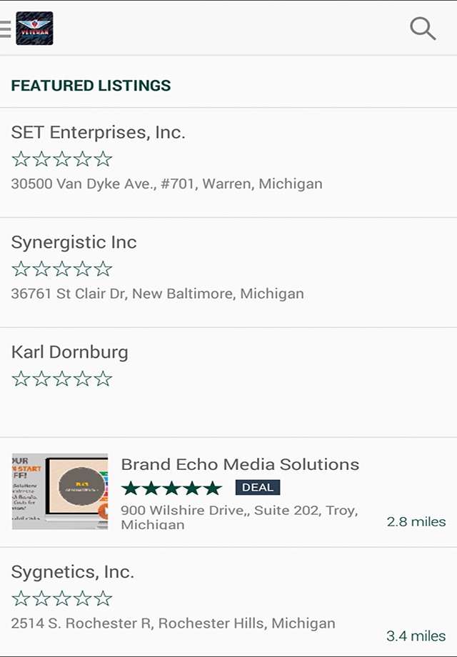 Veteran Business Directory screenshot 2