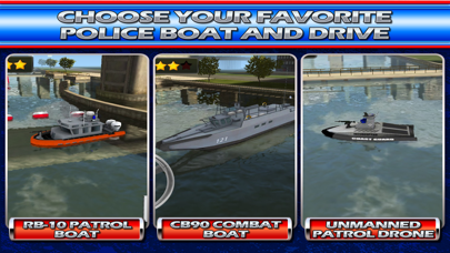 Boat Game Police & Navy Ship 3D Emergency Parkingのおすすめ画像3
