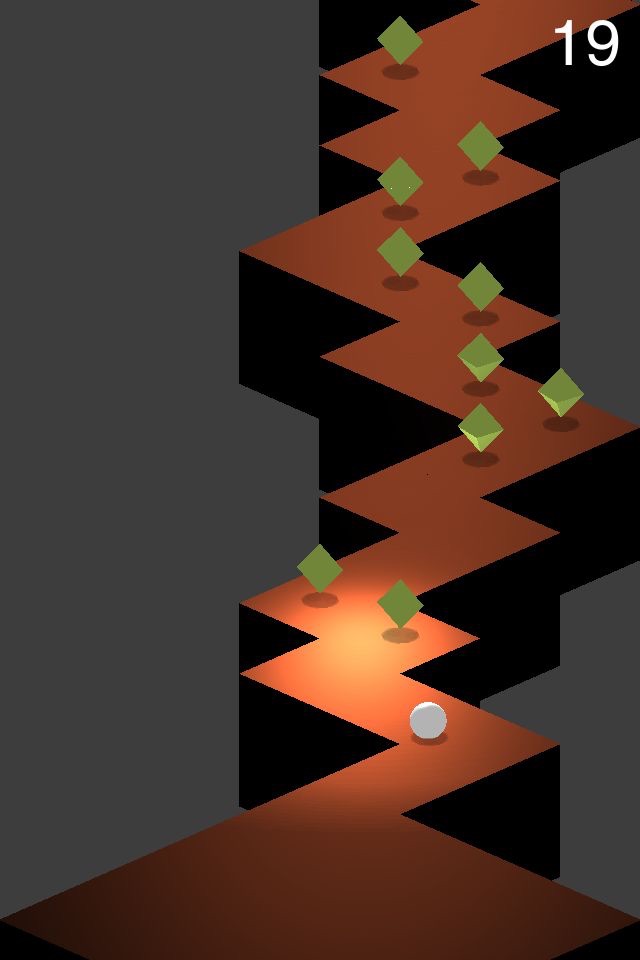 Impossible Zig-Rush On The Go Endless Arcade Game screenshot 2