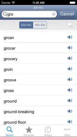 Game screenshot Hungarian<>English Dictionary apk