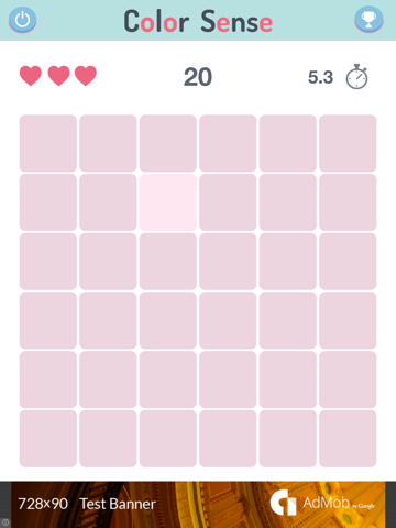 Color Sensing Game iPad screenshot