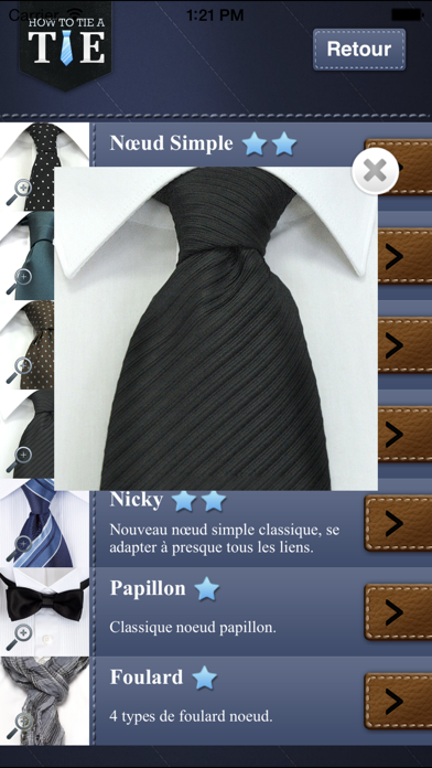 Screenshot #3 pour Noeuds de cravate