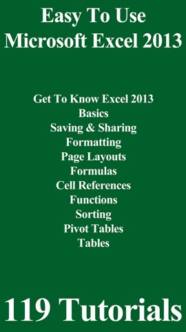 Easy To Use - Microsoft Excel 2013 Editionのおすすめ画像1