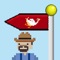 Help John the flagraiser to do his job by raising as many flags as you can