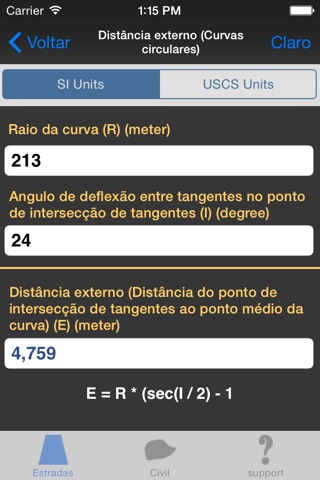 Roads Construction Calculator plus screenshot 2