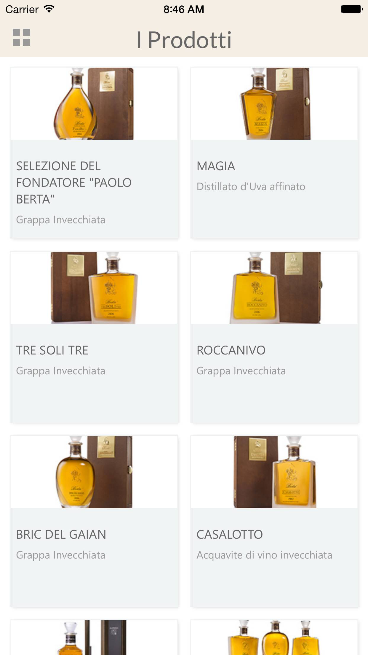 Grappa Berta screenshot 2