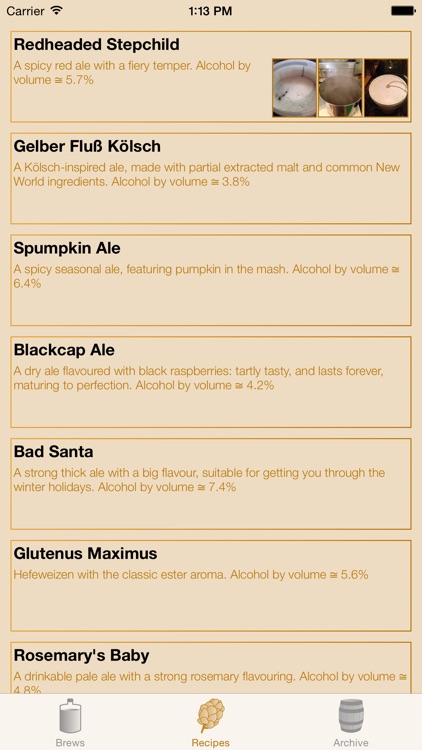 Beer Lab Notebook