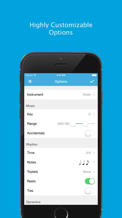 Sight Reading Machine - Practice Music Reading Skill for Guitar, Saxophone and 20 More Instruments screenshot 3