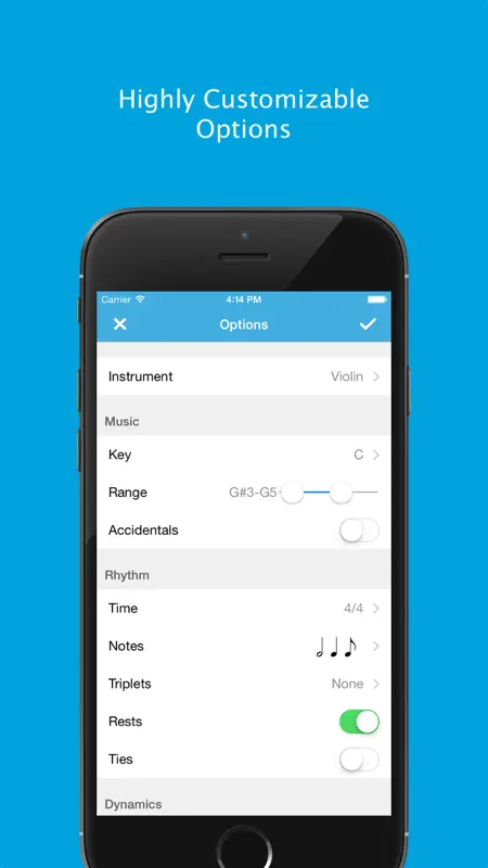 Sight Reading Machine - Practice Music Reading Skill for Guitar, Saxophone and 20 More Instruments screenshot 3 of 3
