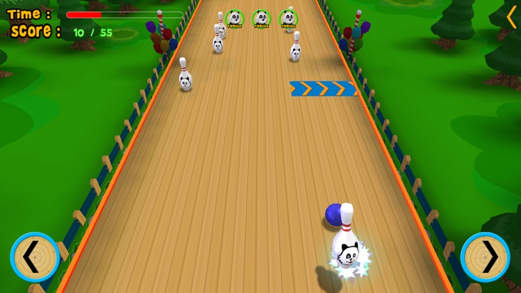 pandoux crazy bowling for kids - free game