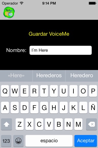 VoiceMe Pro screenshot 3