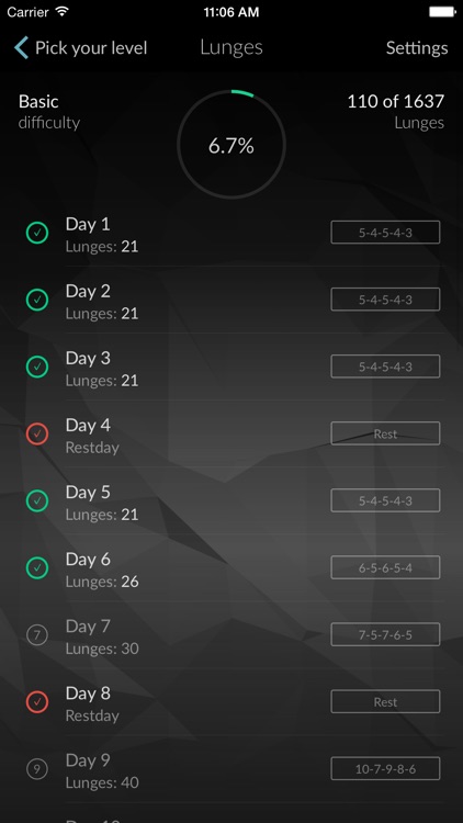 Lunges - 30 Days Workout Plan