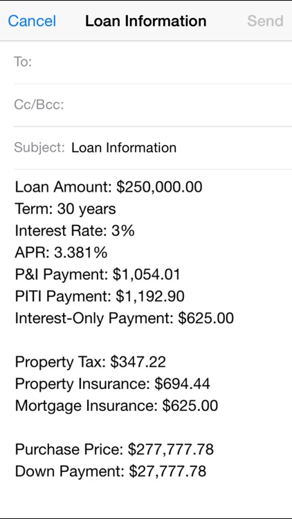 Real Estate Master IIIx -- Simple to Use Residential Real Estate Finance Calculator screenshot-3