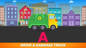 ABC Garbage Truck - an alphabet fun game for preschool kids learning ABCs and love Trucks and Things That Go screenshot #2 for iPhone