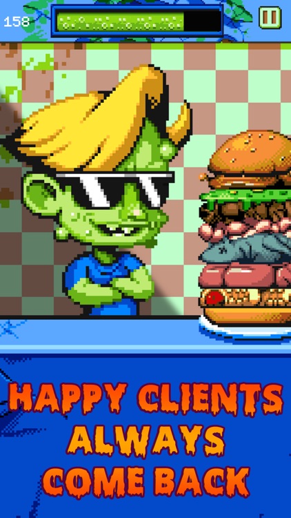 Bubonic Burgers - The 16 bit Post Apocalyptic Hamburger Maker Game screenshot-4
